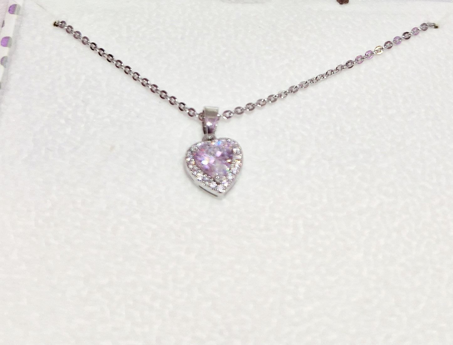 Necklace Heart Sparkle