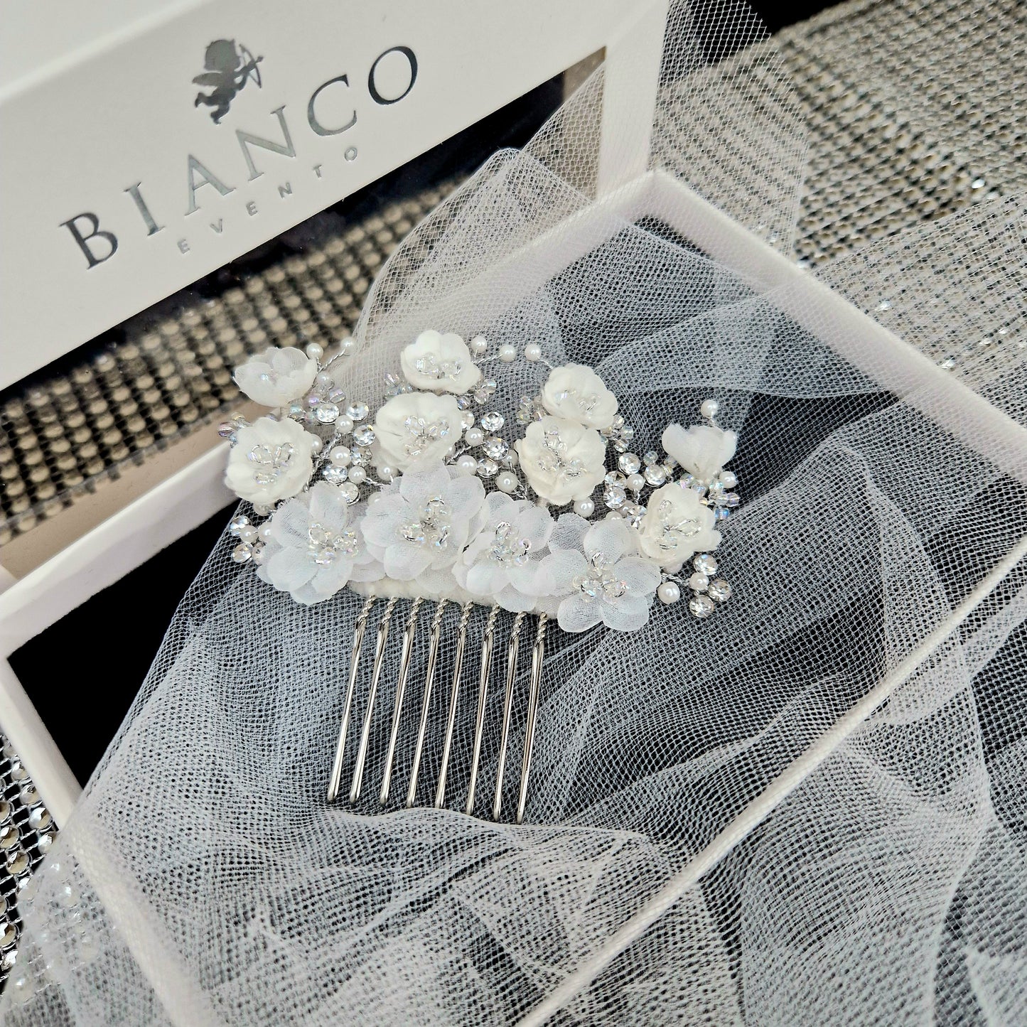 Headpiece Comb Flower