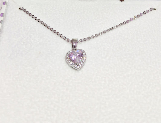 Necklace Heart Sparkle