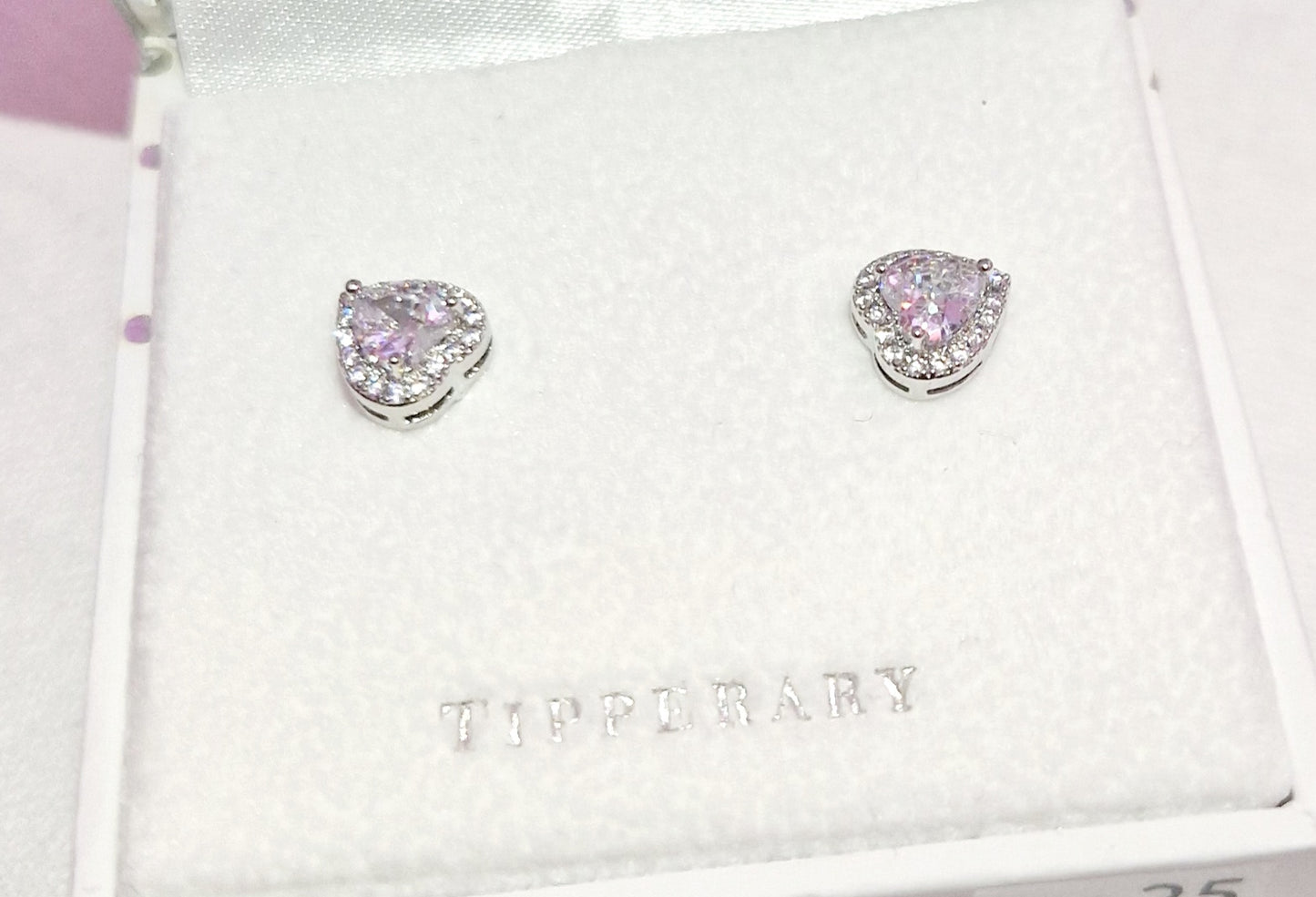 Earrings Heart Sparkle