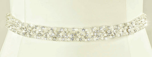 Belt Bridal Pearl Sparkle