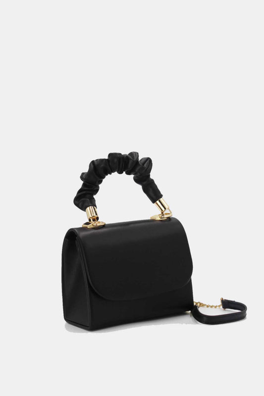 Bag Mini Ruched Handle Black