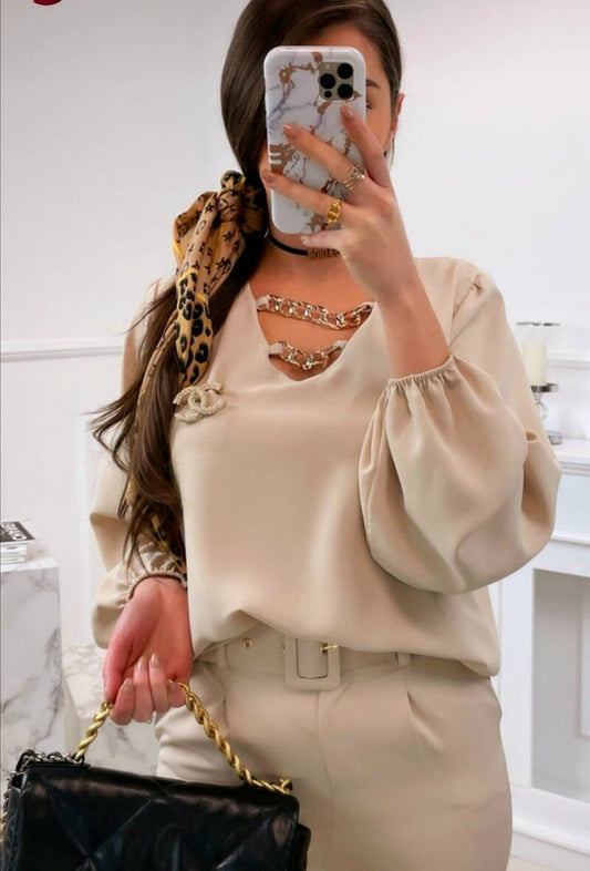 Top Chain Detail Cream