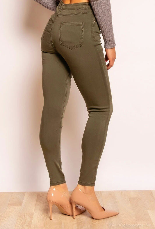 Jeans Skinny Style Khaki